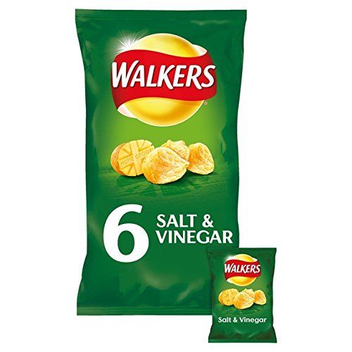 Walkers Salt Vinegar Crisps 12 ( 6 pack x 2 )