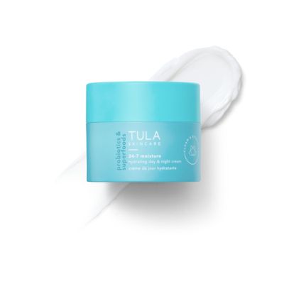 TULA Skin Care Greatest Hits Skincare Discovery Kit, Includes Gold Glow Get It Eye Balm 0.35 oz., The Cult Classic Cleanser 50ml, 24-7 Moisture Hydrating Day Night Cream 15ml, 3-Piece Kit