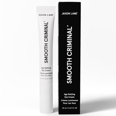 Under Eye Cream for Dark Circles and Puffiness SMOOTH CRIMINAL Age Defying Niacinamide and Caffeine Eye Cream for Puffy Eye Bags Treatment for Men Anti Aging Wrinkle Removal with Bakuchiol