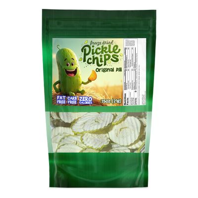 Original Dill Pickle Chips, Freeze Dried, Fat Free, Zero Calories, 0.75 oz