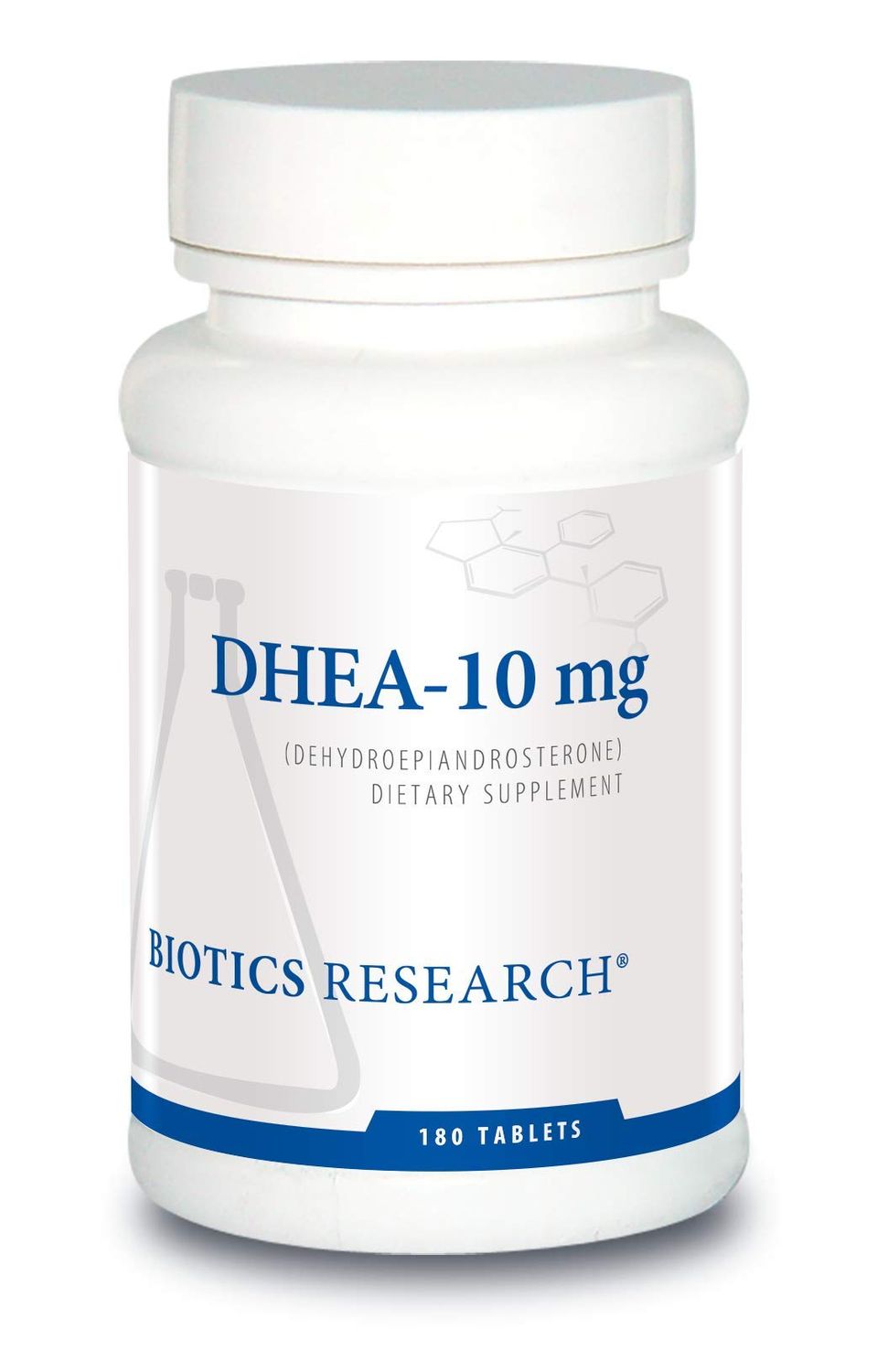 Biotics Research DHEA 10 Milligram Hormonal Balance, Metabolism, Improved Mood and Outlook, Age Gracefully, Healthy Stress Response, 180 Tablets