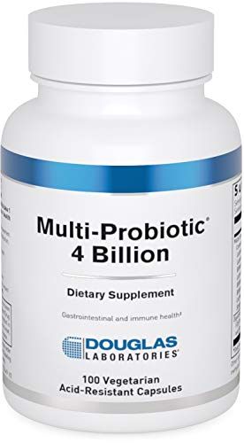Douglas Laboratories Multi-Probiotic 4 Billion Support for Gastrointestinal and Immune Health 100 Capsules