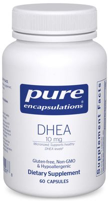 Pure Encapsulations DHEA 10 mg - Adrenal Supplement for Immune Support, Metabolism Hormone Balance - with Micronized DHEA - 60 Capsules