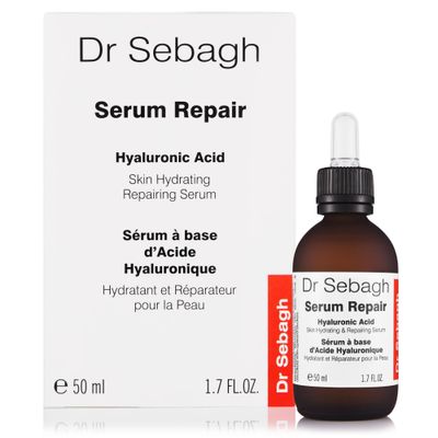 Dr Sebagh Serum Repair (1.7 fl oz) Award-Winning Hyaluronic Acid Facial Hydrator Anti Aging Wrinkle Skin Moisturizing Repairing Formula Collagen Boosting Youthful Glow For Women Men