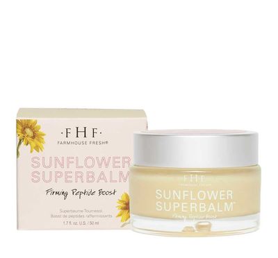 FarmHouse Fresh Peptide Moisturizer, Daily Face Cream with Peptides. Deep Hydration, Sunflower Superbalm Firming Peptide Boost