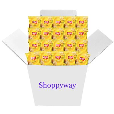 Lay&#39;s Classic Potato Chips, 0.5 oz Bags, Pack of 20 Bundled by Shoppyway