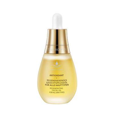 Tautropfen natural cosmetics regenerating facial care oil (35 ml), light texture, quickly absorbed, with coenzyme Q10 amaranth oil, anti-aging facial oil for all skin types