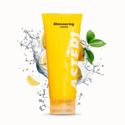 Alumni Skincare Shimmering Cream Vitamin C Cleanser - 3.4 oz Refreshing Face Wash for Women Men with Citrus Bomb - Vegan, Gentle Face Exfoliator with AHAs Enzymes for All Skin Types - Pack of 1