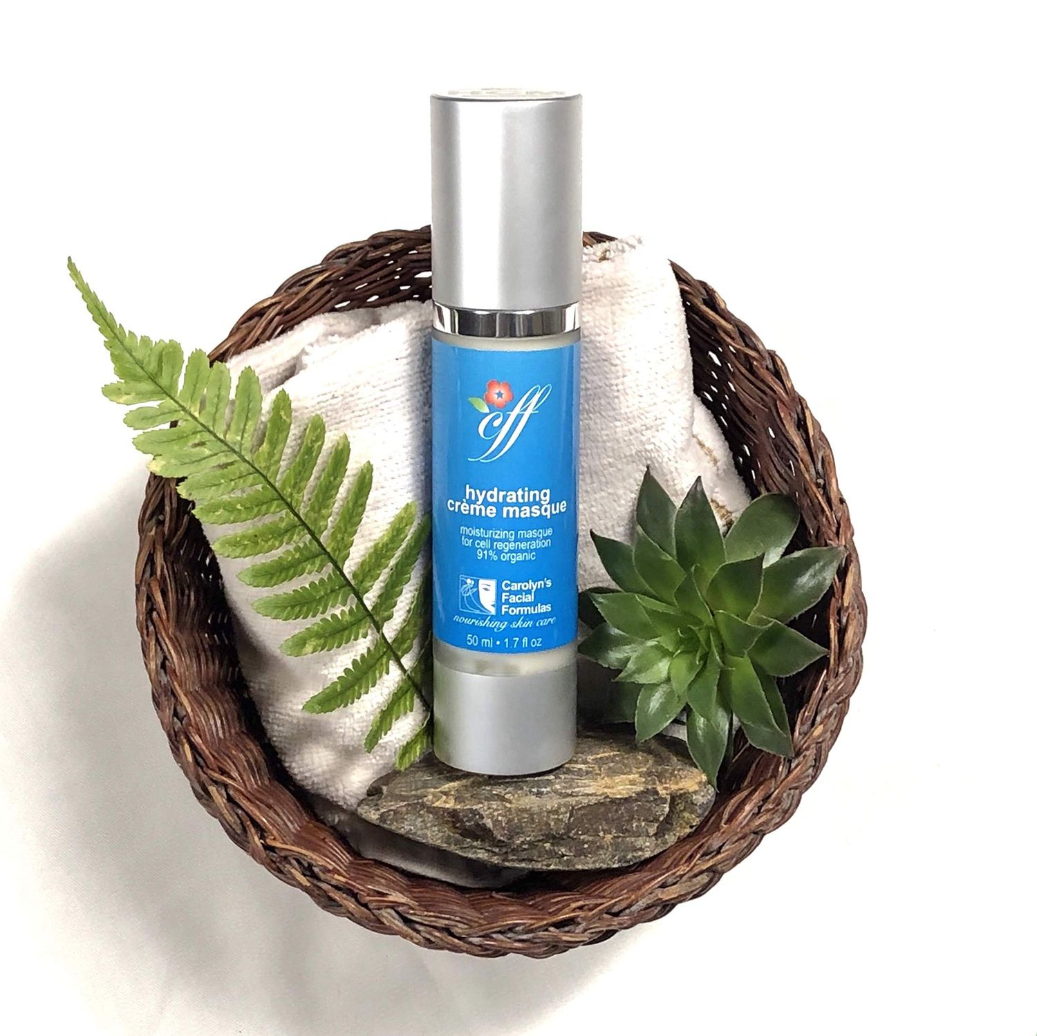 Carolyn&#39;s Facial Formulas Hydrating Cr me Masque Containing Aloe, Olive and Jojoba Oil Extracts Moisturizing And Nourishing Masque Helps to Soothe, Hydrate, Heal Made In USA