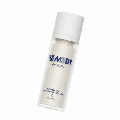 Remedy for Healthy Aging - Retinaldehyde, Resveratrol, Glycolic Acid, Argireline, Ferulic Acid, Matrixyl 3000 - Anti-Aging Treatment for Wrinkles, Uneven Texture Tone - By Dermatologist Dr. Shah