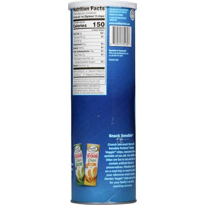 Sensible Portions Stacked Garden Veggie Chips, Sea Salt, 5 oz