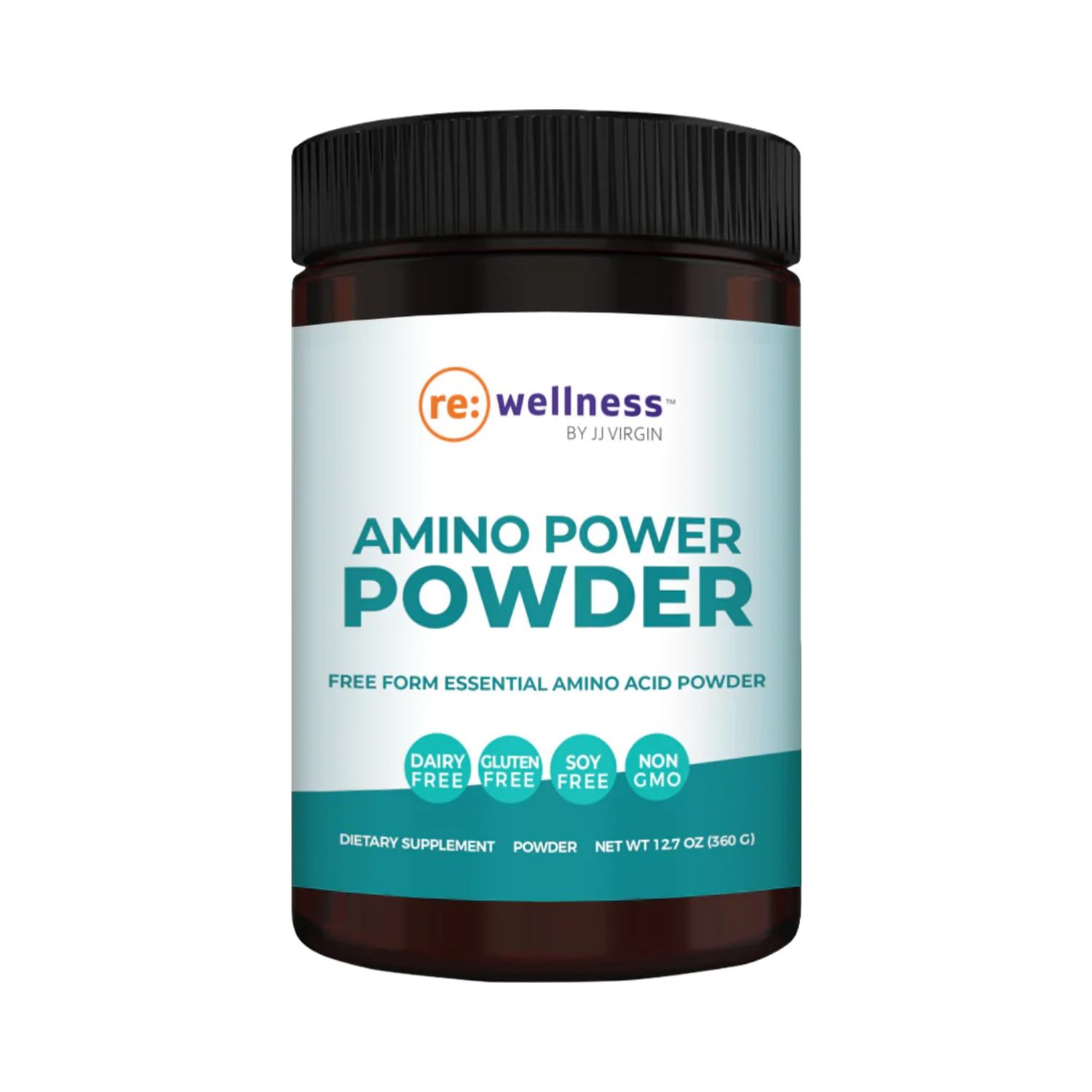 Reignite Wellness by JJ Virgin Amino Power Powder Easy-Absorb Essential Amino Acids with Alpha-Ketoglutarate Workout, Muscles, Metabolism Energy Support Fruit Punch Flavor 30 Servings