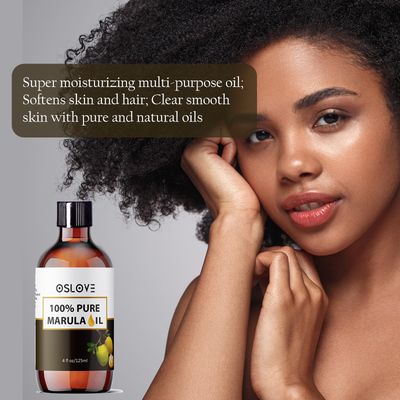 Oslove Organics 100 Pure Virgin Marula Oil 4oz Natural and Cold pressed Use for skin and hair Anti-aging and softening for skin