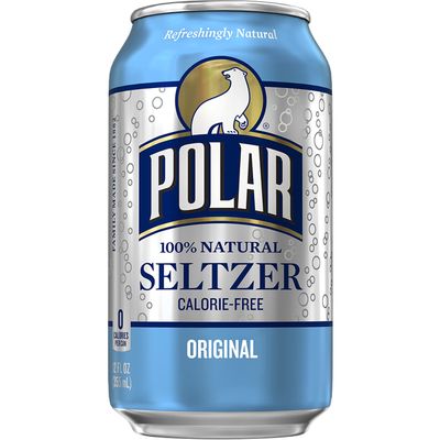 Polar Beverages Seltzer Water Original, 12 fl oz cans, 12 pack