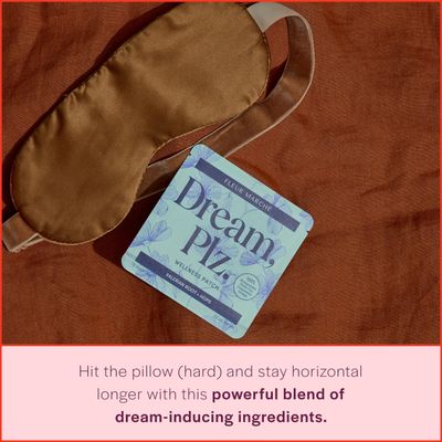 Fleur Marche Dream, Plz Botanical Sleep Patch - Better ZZZ's with Valerian Root, L-Theanine, Lavender Oil Hops - Natural Sedative - Highly Bioavailable - 28 Patches