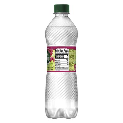 Poland Spring Sparkling Natural Spring Water, Raspberry Lime, 16.9 Ounce, Pack of 8