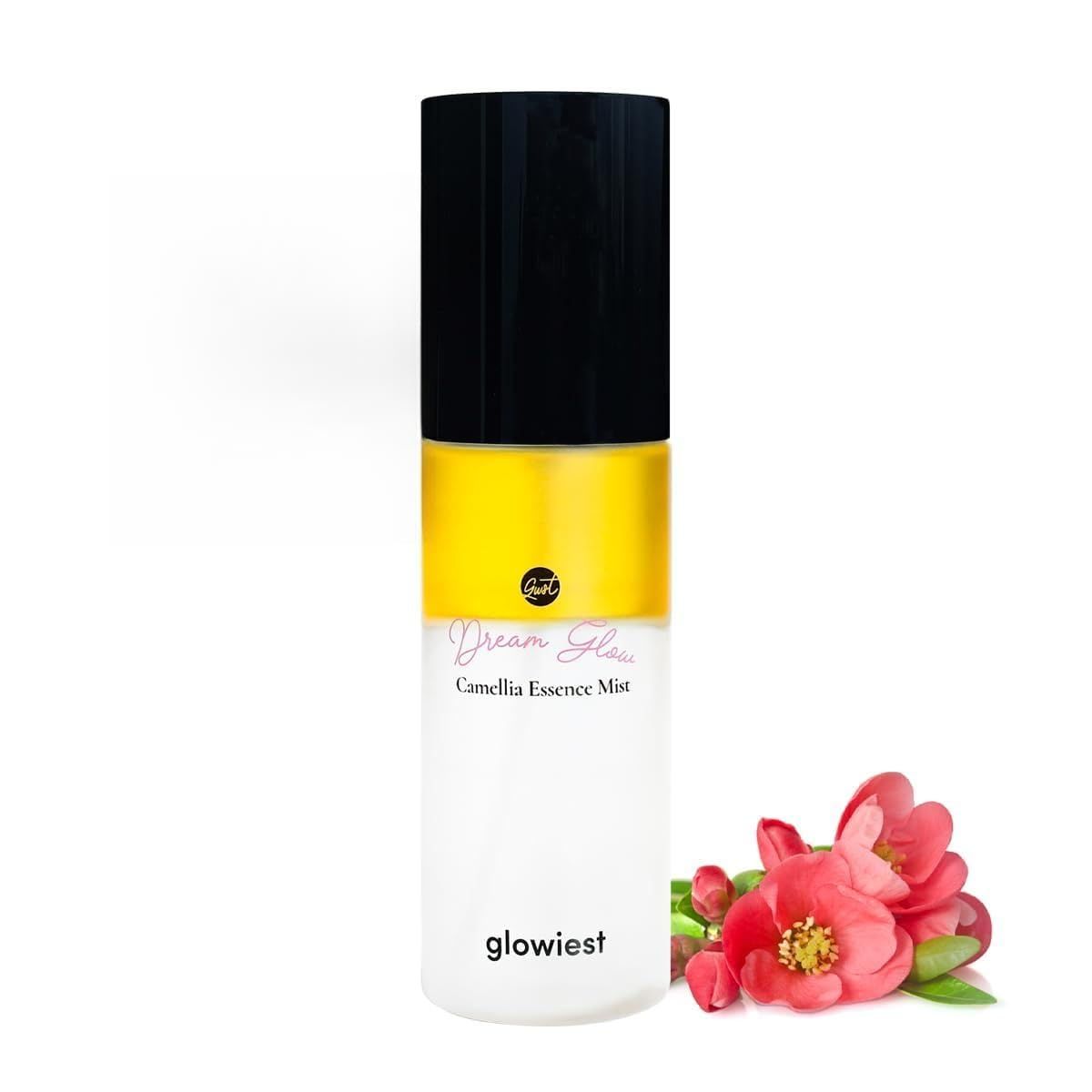 glowiest Dream Glow Camellia Essence Mist- Glass Skin Hydration Soothing. Glow-Booster ; All In One Multi MistTonerSerum l 75 Camellia Flower Water (2.70 fl. oz (80 ml))