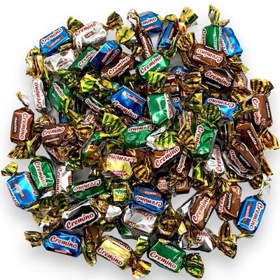 Assorted Toffee Chews Candy - 1.5 lbs (24 oz) - Individually Wrapped Chewy Toffees in Vanilla, Chocolate, Coffee, Rum Mint Flavors - Perfect for Parties, Gift Baskets Candy Bowls