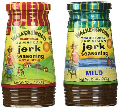 Walkerswood Jamaican Jerk Seasoning Mixed Pack - 10 Oz Each Mild, Hot Spicy