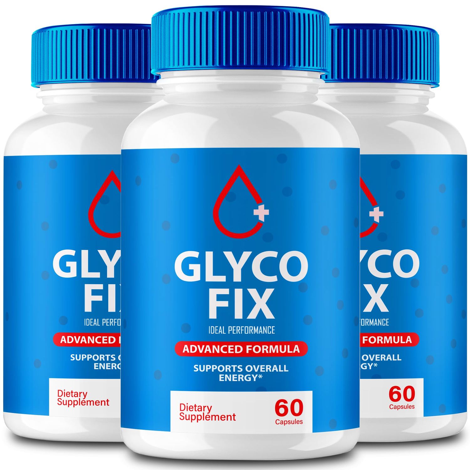 IDEAL PERFORMANCE Glycofix Capsules, Glycofix Support Supplement Pills - Maximum Strength, GlycoFix Health Wellness Capsules, GlycoFix All Natural Formula, GlycoFix Capsules Reviews (3 Pack)