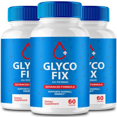 IDEAL PERFORMANCE Glycofix Capsules, Glycofix Support Supplement Pills - Maximum Strength, GlycoFix Health Wellness Capsules, GlycoFix All Natural Formula, GlycoFix Capsules Reviews (3 Pack)