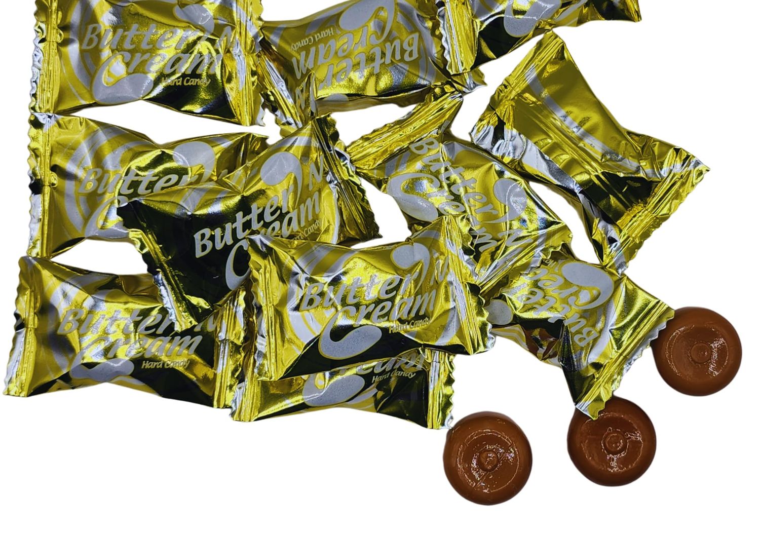 Butter Toffee Candy - 1 Pound Bag - Creamy Toffee Candy (1 Pound, Individually Wrapped)