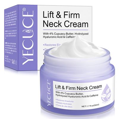 Neck Firming Cream - 1.7 FL OZ Tightening Lifting Neck Firming Moisturizer Cream for Fine Line, Crepey Skin, Skin Care Moisturizer Restores Elasticity Face Cream - Firms Lifts Skin Neck Cream