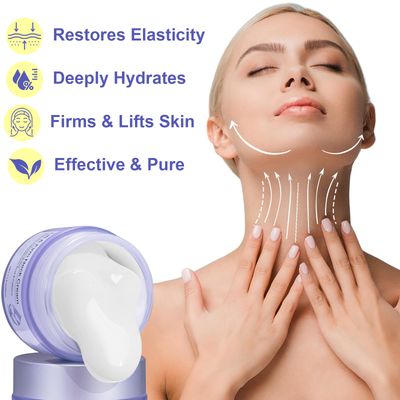Neck Firming Cream - 1.7 FL OZ Tightening Lifting Neck Firming Moisturizer Cream for Fine Line, Crepey Skin, Skin Care Moisturizer Restores Elasticity Face Cream - Firms Lifts Skin Neck Cream