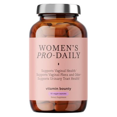 Vitamin Bounty Women&#39;s Pro-Daily Probiotic - Supports Vaginal, Digestive pH Balance, 10 Billion CFUs, 5 Strains Cranberry - 60 Capsules