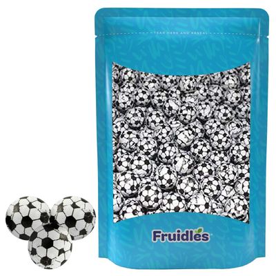 Premium Milk Chocolate Soccer Ball, Sports Ball Chocolate, Individually Wrapped Mini Soccerballs Chocolate (5 Pound (Bulk))