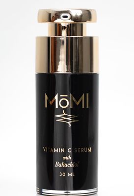 M MI Vitamin C Serum with Bakuchiol. Brightening, firming, helps with hyperpigmentation. Contains 20 THD Ascorbate, HA, Ferulic Acid, Vitamin E and Bakuchiol,