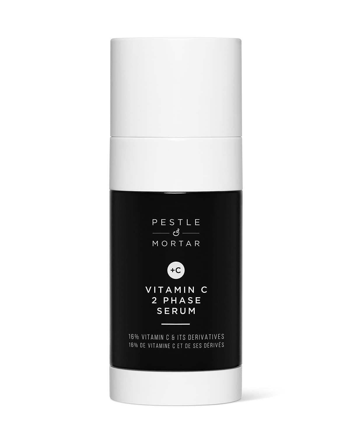 Pestle Mortar 16 Vitamin C Serum for Face, with Hyaluronic Acid, Vitamin E Ferulic Acid, Hydrating Brightening Serum for Dark Spots, Anti Aging Reduce Wrinkles 1.35 fl oz