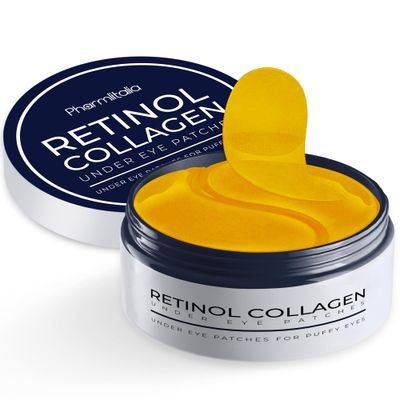 Gold Under Eye Patches For Puffy Eyes And Dark Circles - Overnight eye patches for Anti-Aging with Collagen Hyaluronic Acid -Under Eyes Mask for Removing Dark Circles, Puffiness Wrinkles