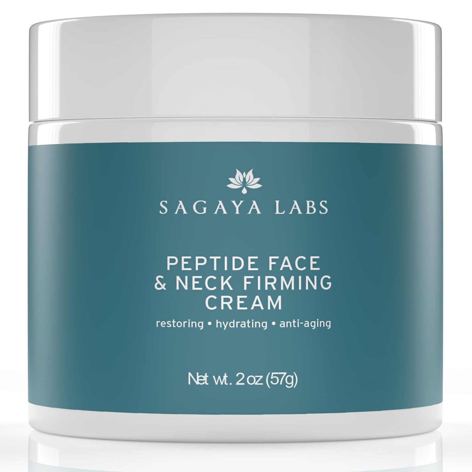 Sagaya Labs Anti-Aging Facial Cream with Peptides for Face Neck Firming