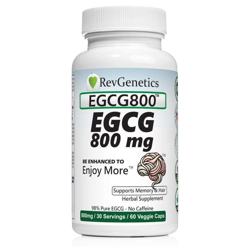 REVGENETICS EGCG 800-800 mg 98 Pure - No Caffeine