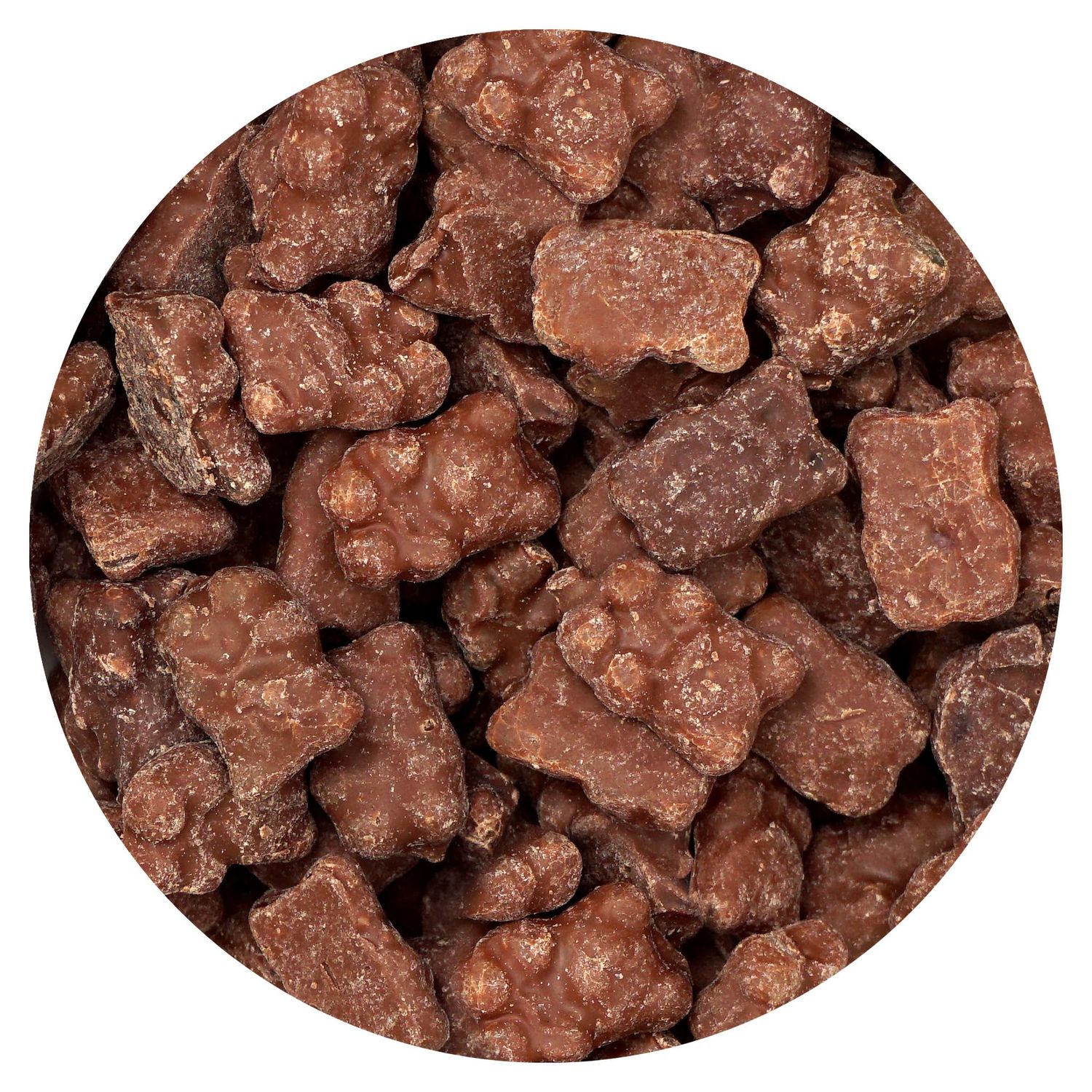 Milk Chocolate Covered Gummy Bears, 1 Pound Bulk Bag, Chocolate Candy, Gummy Bears, The Hampton Popcorn Candy Company