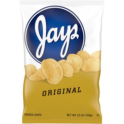 Jays Original Potato Chips, 5.5 Oz Bag