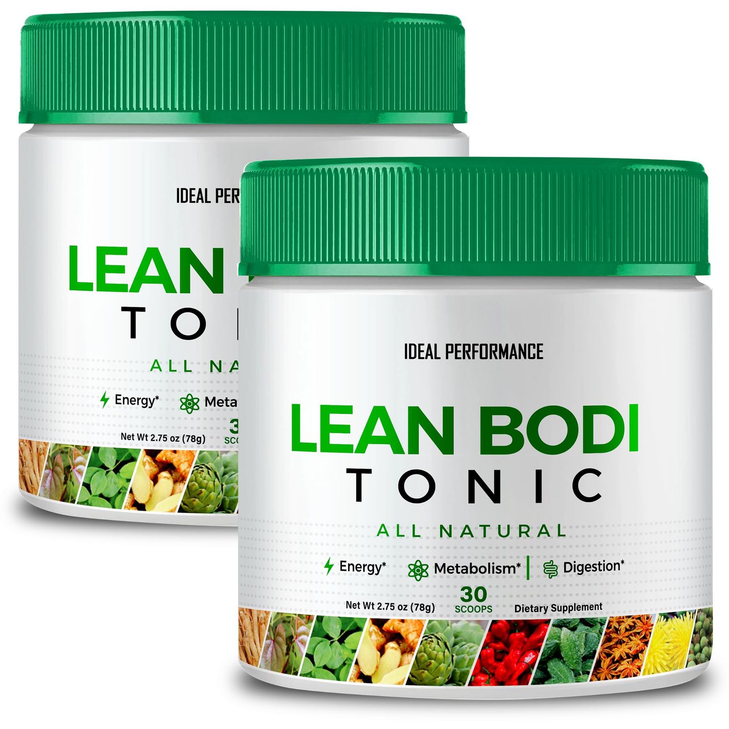 Lean Bodi Tonic Powder Official Formula, LeanBodi Tonic All Natural - Maximum Strength with Vitamin B6, BCAA, LeanBodi Powder Support, Lean Bodi Advanced Formula Reviews (2 Pack)
