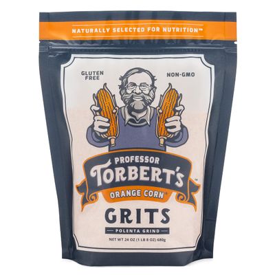 Professor Torbert&#39;s Orange Corn Grits (24 oz Bag)