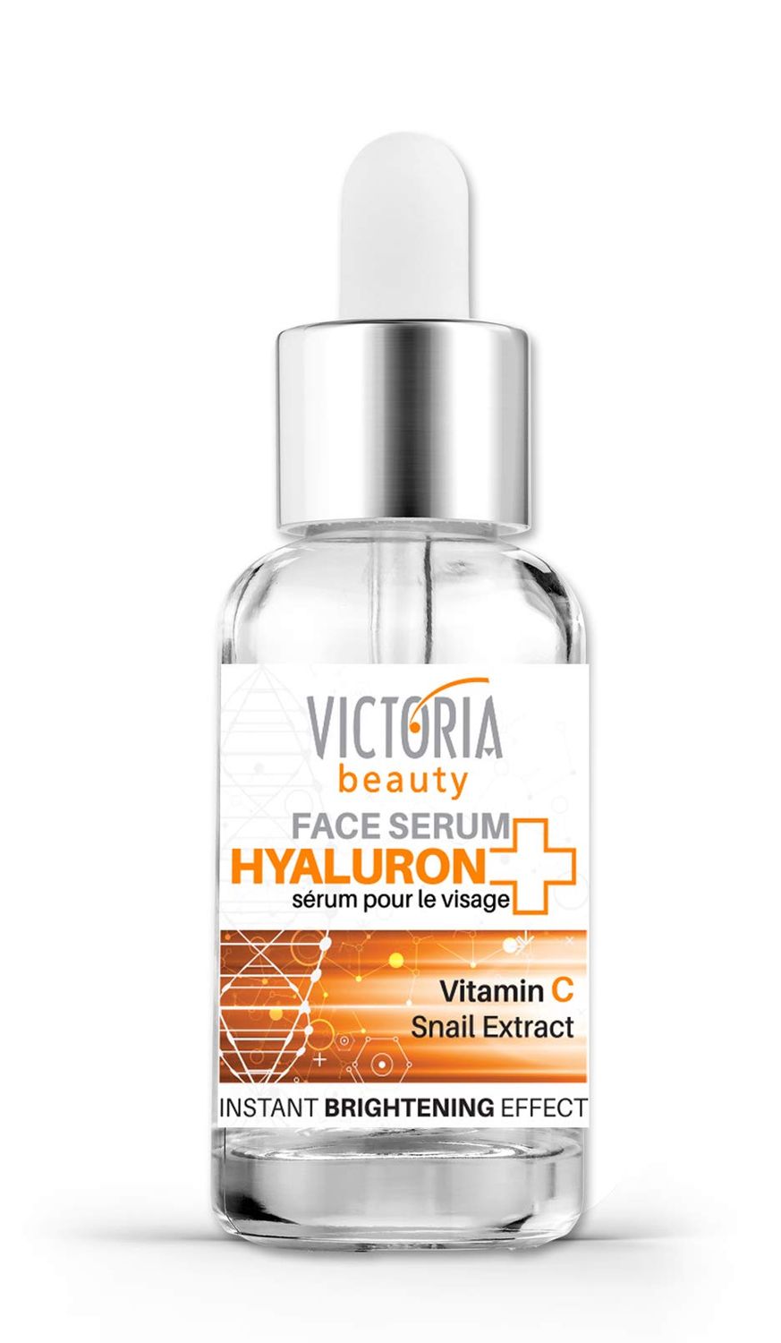 Victoria Beauty Hyaluron Brightening Face Serum with Hyaluronic Acid and Vitamin C - The Best Anti-Aging and Anti-Wrinkle Moisturizer, 20ml