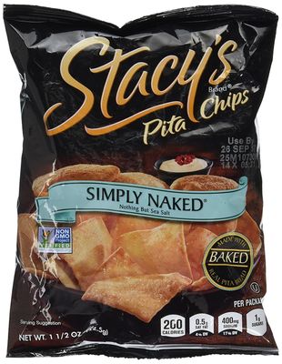 Stacys Pita Chips, Simply Naked, 1.5 Ounce