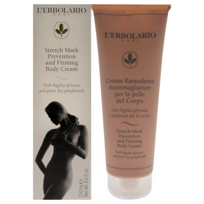 L&#39;Erbolario Stretch Mark Prevention and Bust Skin Firming Cream - Stretch Mark Cream - Skin Firming Formula - Shea Butter and Kigelia Extract - 8.4 oz