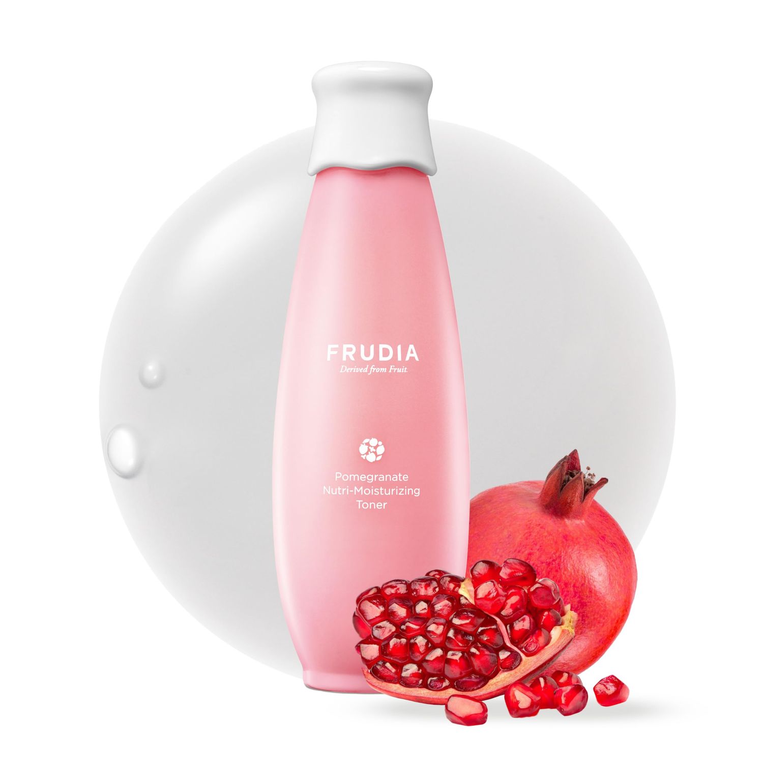 FRUDIA Pomegranate Nutri-Moisturizing Face Toner (6.59 fl oz), Skin Firming Korean Toner with Pomegranate Extract, BL-Fill UP, Collagen Triple Hyaluronic Acid for Hydration, Firming Anti-Aging