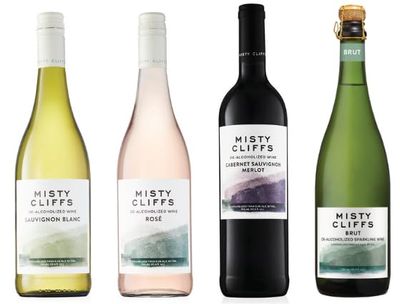Misty Cliffs Premium Non-Alcoholic Wine Multi-Pack