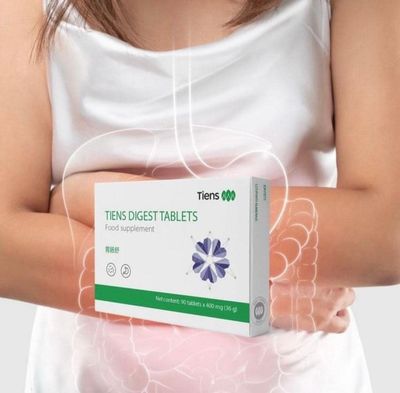 Tiens Digestive Enzymes, Digest Food Supplement - 90 Capsules for Digestive Health - Prebiotic Probiotic Formula with Linseed, Anise, Inulin, and FOS