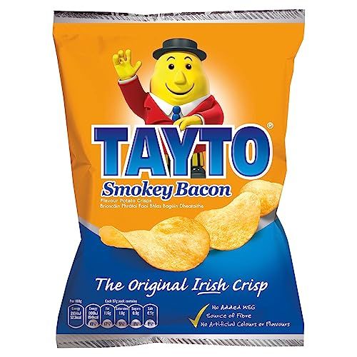 TAYTO Smokey Bacon Crisps from Ireland 37g (8 count)