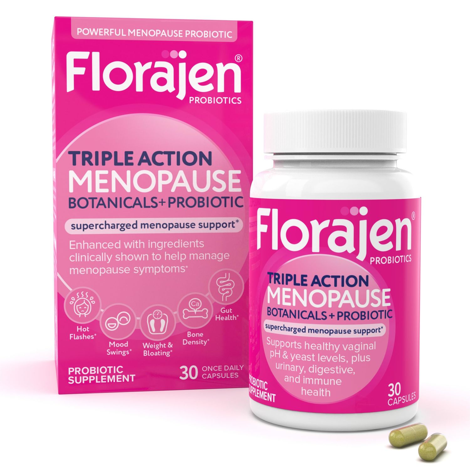 Florajen Triple Action Menopause Probiotic 30ct
