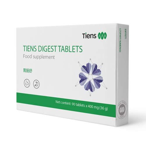 Tiens Digestive Enzymes, Digest Food Supplement - 90 Capsules for Digestive Health - Prebiotic Probiotic Formula with Linseed, Anise, Inulin, and FOS