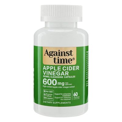 Against Time Apple Cider Vinegar Capsules with B12 and Vitamin C, Metabolism and Gut Health Support