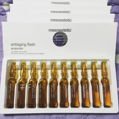 Mesoestetic Anti-aging Flash Ampoules20ml x 10box